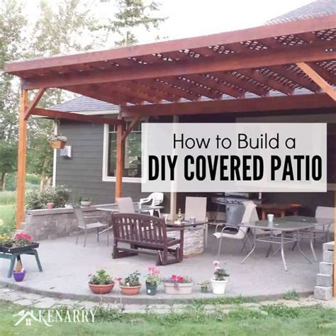 How To Build Backyard Patio Cover Patio Furniture