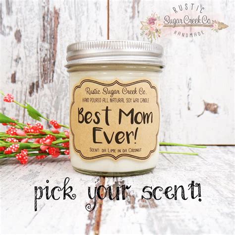 Best Mom Ever Candle Ts For Mom T Mothers Day T Etsy