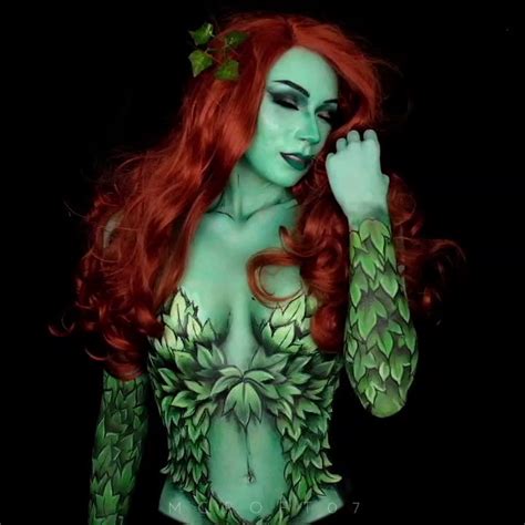 MCroft XTREME MAKEUP ATHLETE On Twitter POISON IVY BODY PAINT Retweets And I Ll