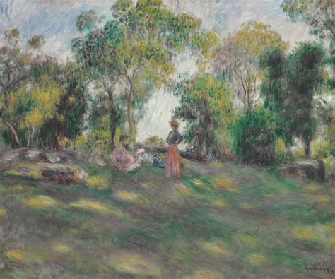 Pierre Auguste Renoir 1841 1919 Paysage Avec Figures Christies