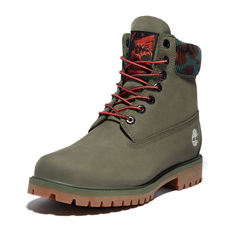 6 Inch Boot Dhiver Timberland® Heritage Pour Homme En Vertcamouflage Timberland