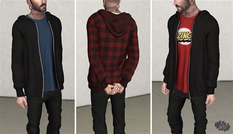 Simple Hoodie Darte77 Custom Content For Ts4