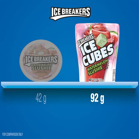 Ice Breakers Ice Cubes Watermelon Slushie Flavored Gum Bottle Pack