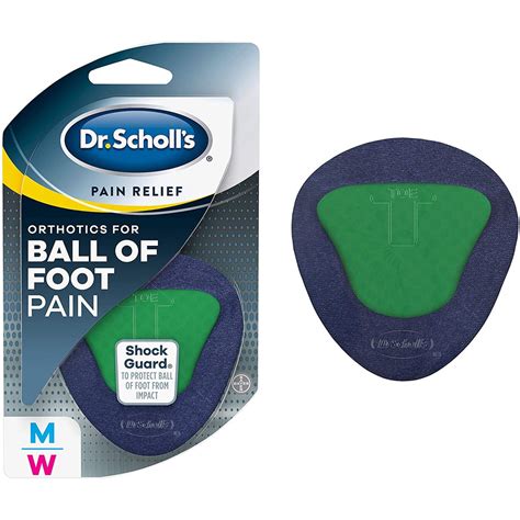 Dr Scholl S BALL OF FOOT Pain Relief Orthotics Relief Of Ball Of Foot