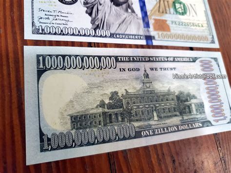 Zillion Dollar Bill Funny Play Money Novelty Cash Ebay
