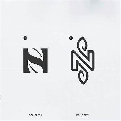 Leaf Instagram Monogram Inspiration Concept Kaynak Logolar