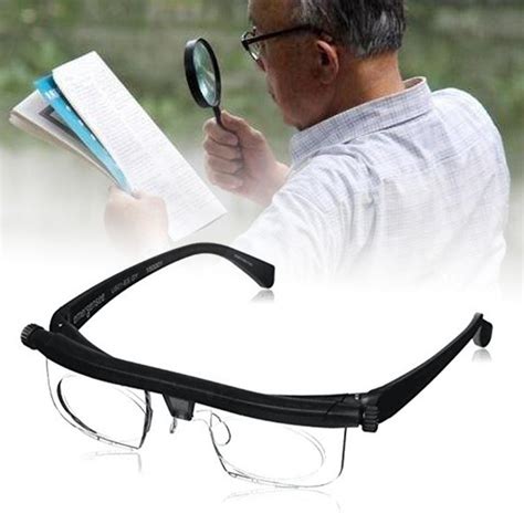 Adjustable Strength Lens Reading Myopia Glasses Ey Grandado