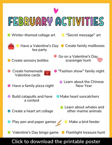 February Activities Easy And Fun Ideas To Enjoy With Your Kids Artofit