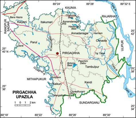 Maps Of Bangladesh Political Map Of Pirgachha Upazila Sexiz Pix