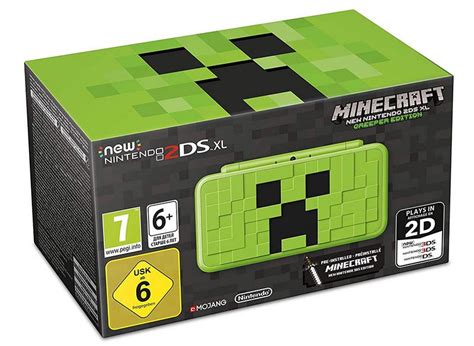 Unboxing new nintendo 2ds xl minecraft creeper limited edition console. New Nintendo 2DS XL - Creeper Edition con Minecraft ...