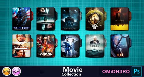 Movies 2016 Folder Icon Pack By Omidh3ro On Deviantart
