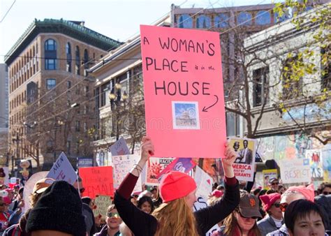 women`s protest march san francisco ca editorial image image of human city 108201815