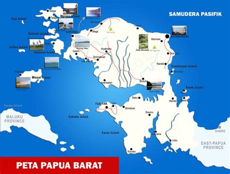 Peta Manokwari Lengkap Dengan Nama Kecamatan Lamudi