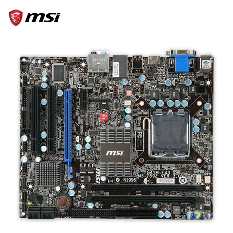 Original Msi G41m E43 Desktop Motherboard G41 Socket Lga 775 Ddr2 4g