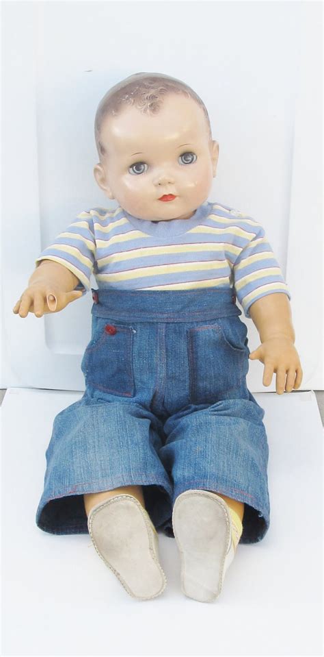 Vintage 1950s Ideal Large Baby Boy Doll Etsy
