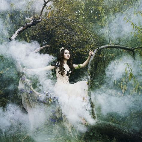 Forest Queen ~ Dark Beauty Mag Fairy Photoshoot Fantasy Photography