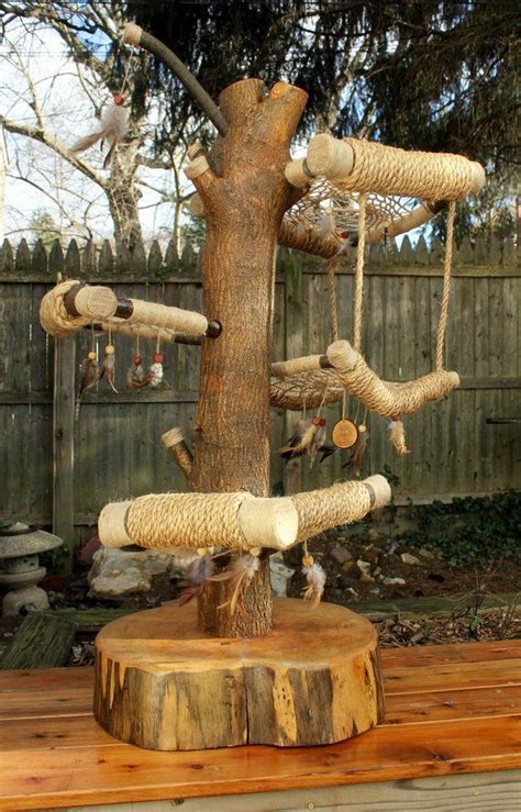 The most common custom cat tree material is metal. Dream Catcher Cat Tree Rustic Cat Furniture Custom Cat ...