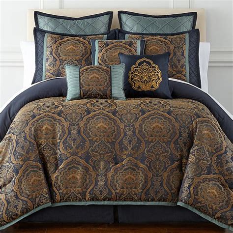 Home Expressions™ Navarro 7 Pc Jacquard Comforter Set Jcpenney