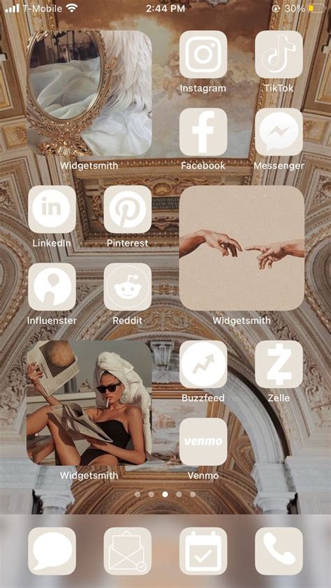 Ios 14 Home Screen Ideas Aesthetic Iphone Wallpaper App Iphone