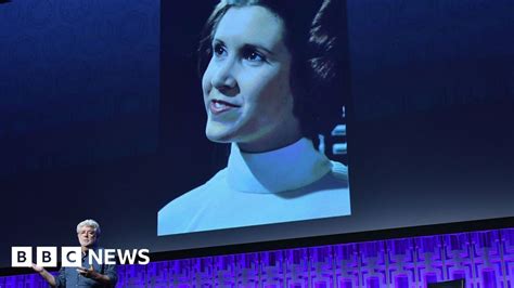 George Lucas Honours The Boss Carrie Fisher Bbc News