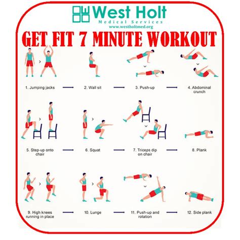 Get Fit In 7 Minutes These Exercises Are Performed In 30 Second