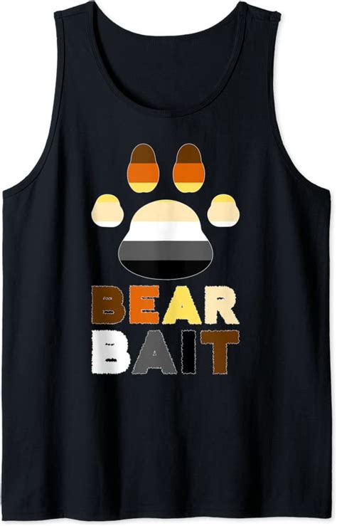 Amazon Com Bear Bait Gay Men Bear Subculture Tank Top Clothing
