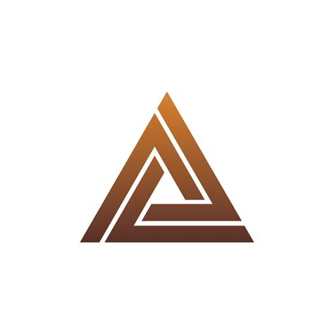 Download The Luxury Letter A Logo Triangle Logo Design Concept