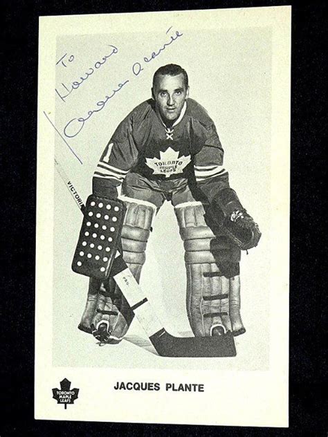 Jacques Plante Hockey Logos Maple Leafs Toronto Maple Leafs