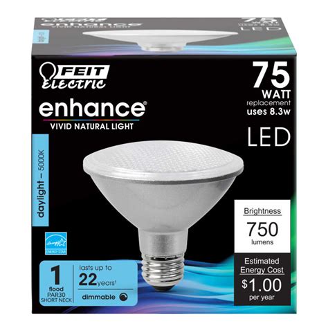 Feit Electric Enhance Par30 E26 Medium Led Bulb Daylight 75 Watt