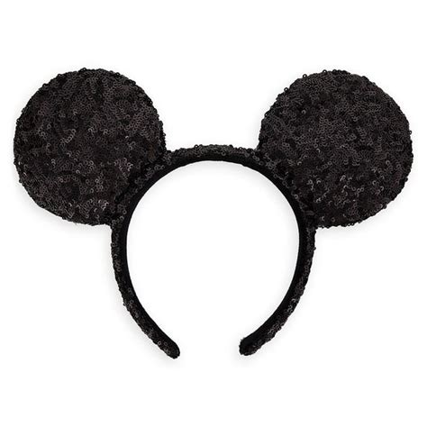 Ear Headband Mickey Mouse Black Sequin