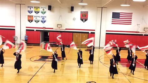 Bhs Color Guard 16 17 Pep Rally Youtube