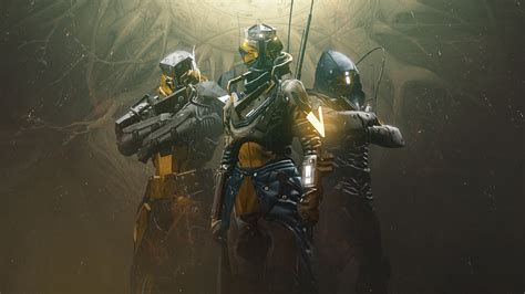 Destiny 2 Shadowkeep Three Warriors Standing HD Games Wallpapers | HD