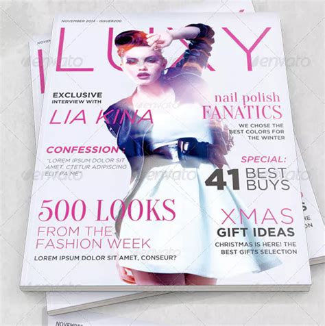 52 Women Fashion Magazine Cover Templates Free Psd Ai Downloads