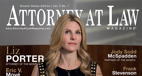 Attorney At Law Magazinegreater Dallas Edition Vol 5 No 1