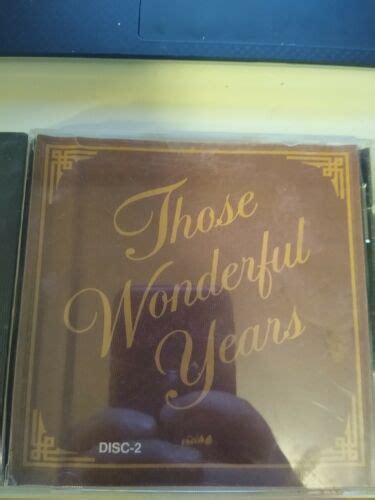 Those Wonderful Years Disc 2 Cd Ebay