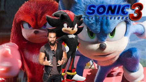 Jason Momoa Eyed For Shadow The Hedgehog In Sonic 3 Youtube