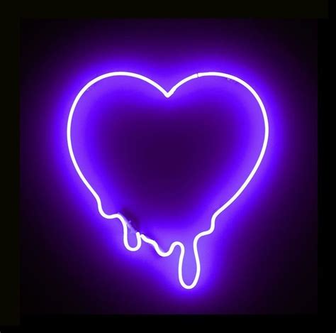 Download Neon Hearts Wallpaper Gallery Neon Wallpaper Purple