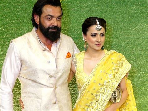 Bobby Deol Wife Tanya Serve Couple Goals At Bhatija Karans Sangeet