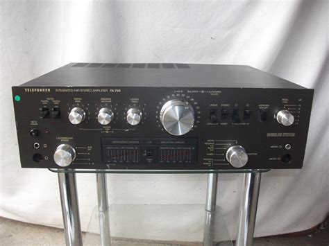 Großer Telefunken Ta 750 Verstärker Integrated Hifi Stereo Amplifier
