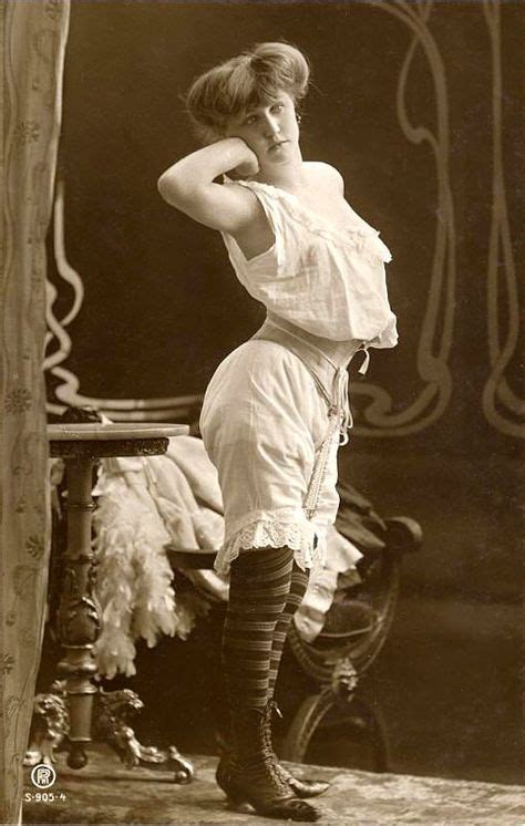 An Upstairs Girl Posing In Risqu Clothing Old West Soiled Doves