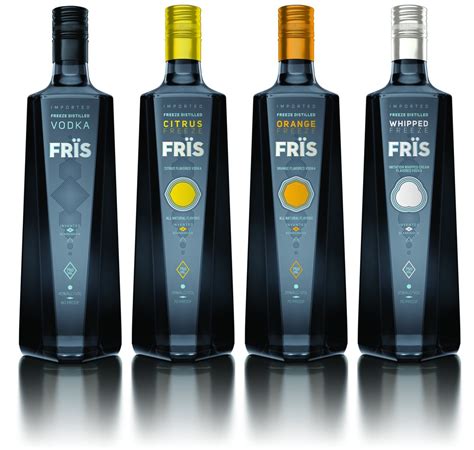 Explore our premium vodkas today. The Brand Union Redesigns Frïs Vodka Packaging - POPSOP