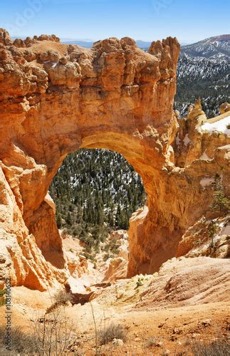 Natural Arch In Bryce Canyon National Park Stock Photo Adobe Stock