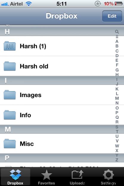 Here's how to do it with files. List of Best Free iPhone Apps for EveryDay Use : Personal List