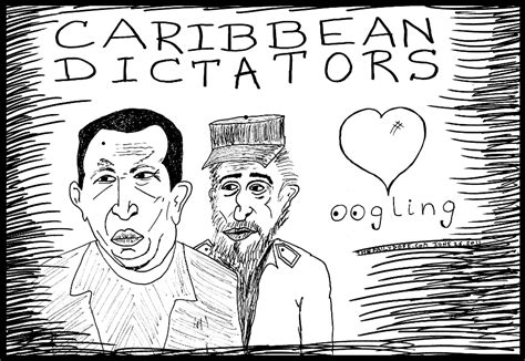 Art artist arts cartoon cartoonharry cartoonist castro coba comic comics comix cool cooler drawing dutch fidel leadership man out. Hugo Chavez Fidel Castro cartoon n jokes - editorialcartoons
