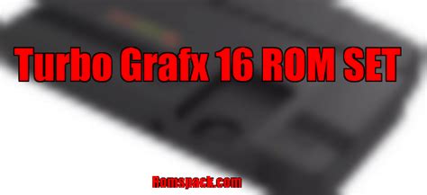 Pc Engineturbo Grafx 16 Rom Set Romspack