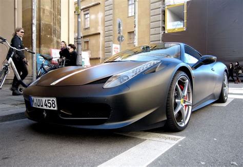 Matte Black Ferrari 458 Italia My Happy Place Pinterest