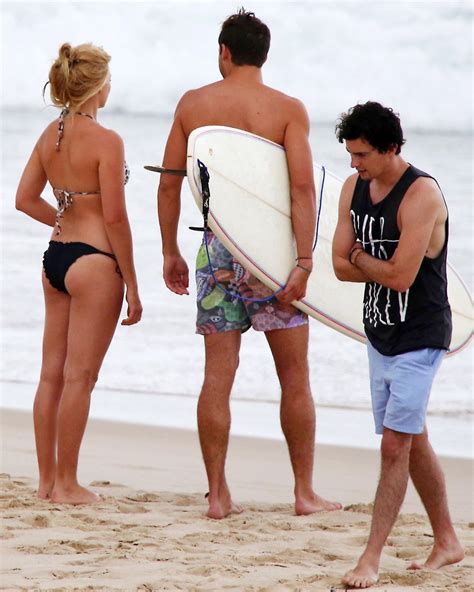 Margot Robbie In A Bikini At A Beach In Byron Bay December 2014 • Celebmafia