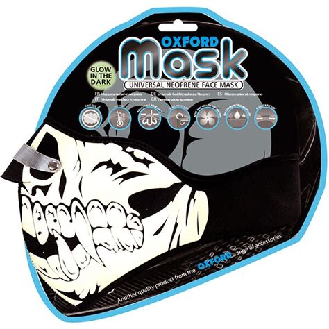 Oxford Face Mask Glow Skull Reviews At Reviewbikekit