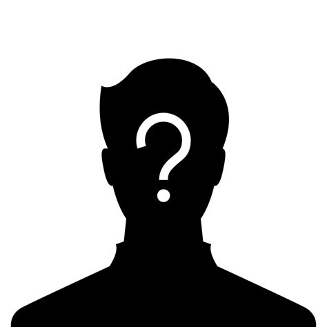 8 Unknown Person Icon Images Unknown Person With Question Mark