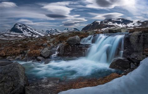 Wallpaper Mountains River Waterfall Norway Cascade Norway The